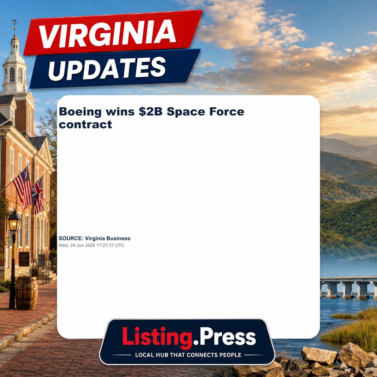 Boeing wins $2B Space Force contract