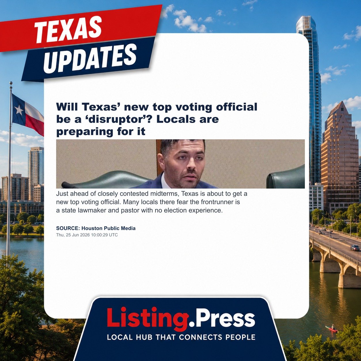 Will Texas’ new top voting official be a ‘disruptor’? Locals are preparing for it