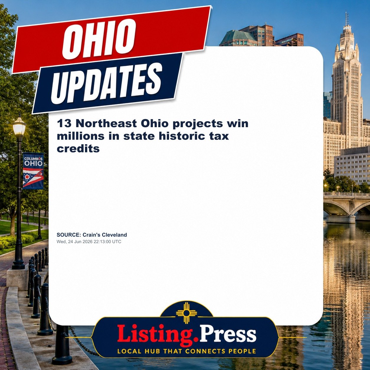 13 Northeast Ohio projects win millions in state historic tax credits