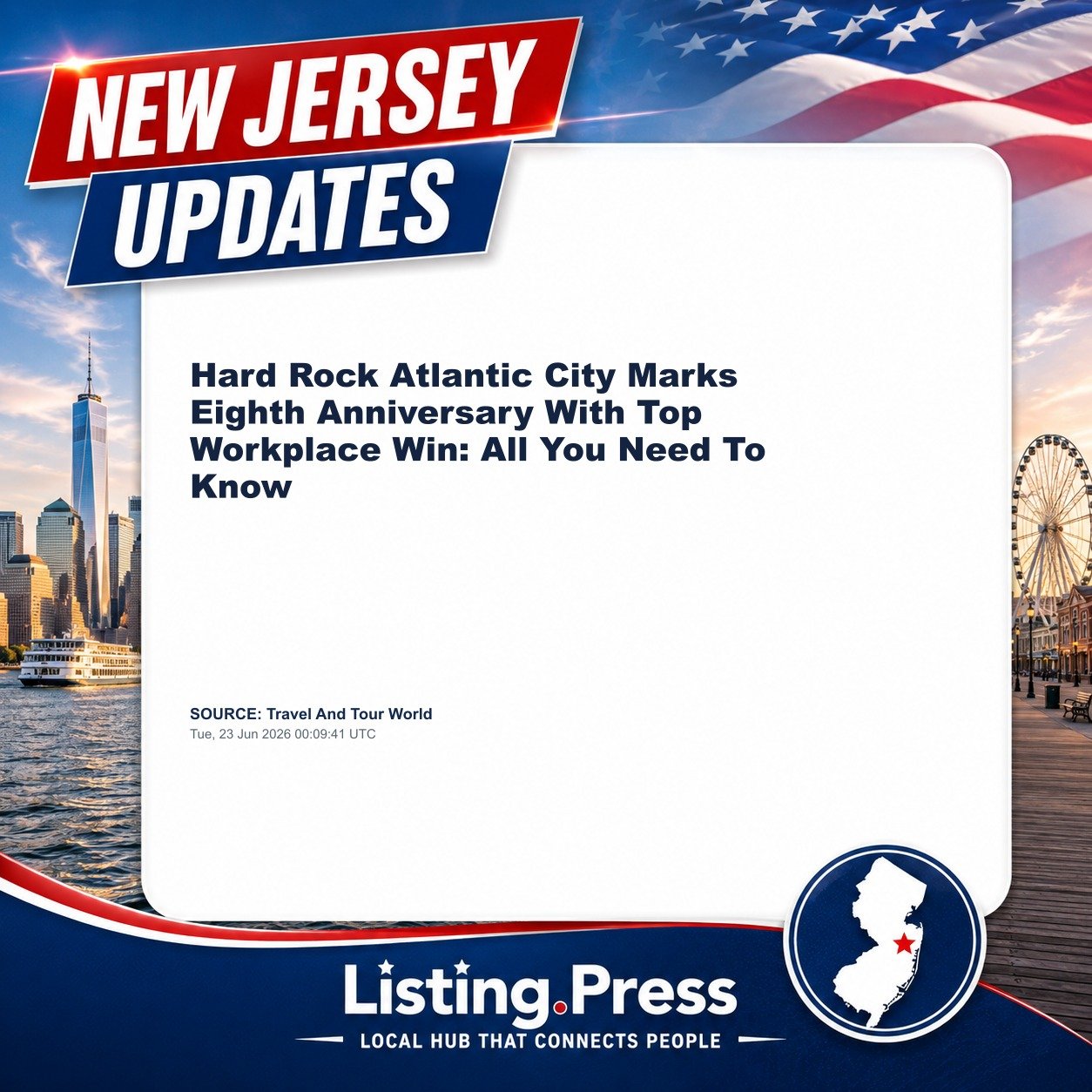 Hard Rock Atlantic City Marks Eighth Anniversary With Top Workplace Win: All You Need To Know