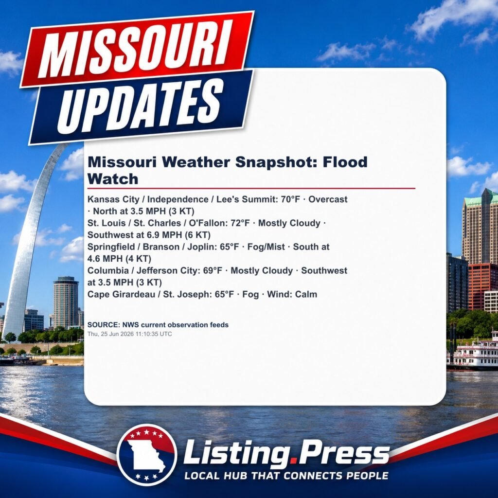 Missouri Weather Snapshot: Flood Watch