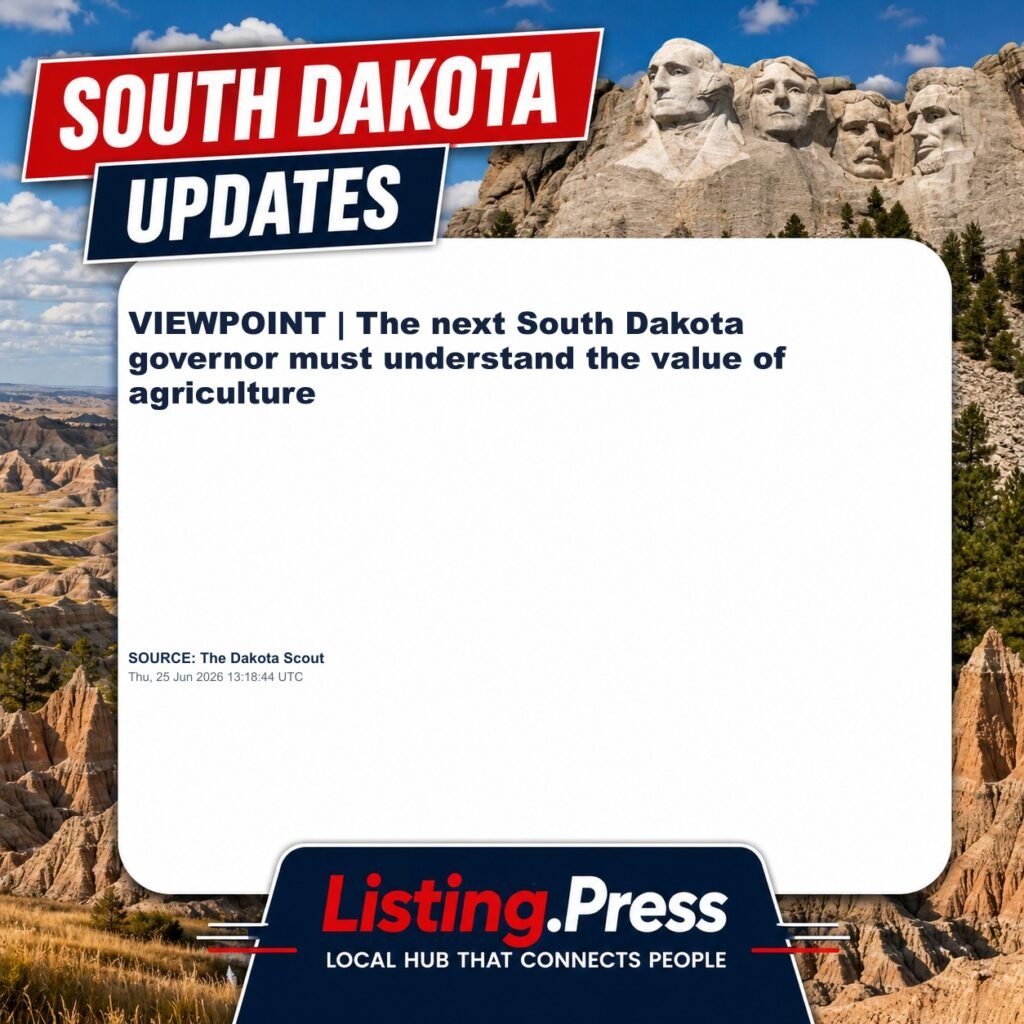 VIEWPOINT | The next South Dakota governor must understand the value of agriculture