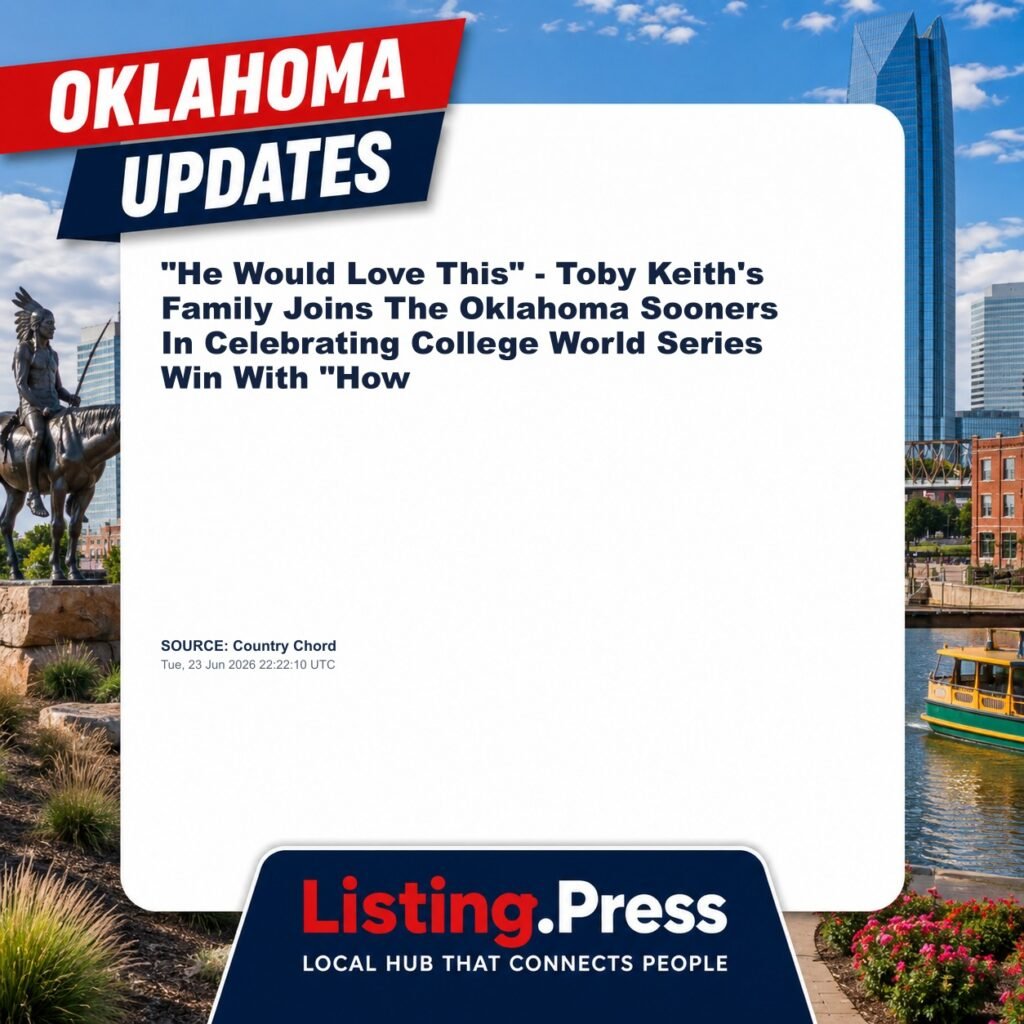 “He Would Love This” – Toby Keith’s Family Joins The Oklahoma Sooners In Celebrating College World Series Win With “How
