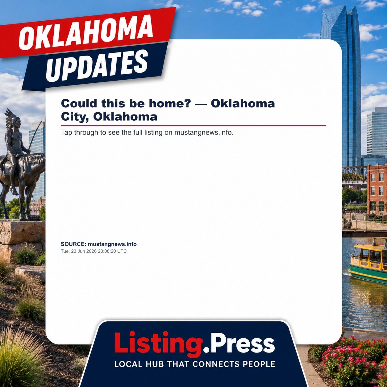 Could this be home? — Oklahoma City, Oklahoma