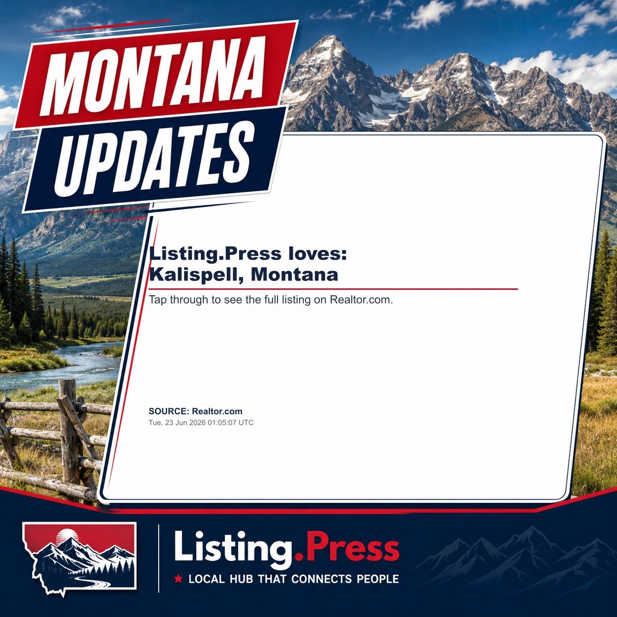 Listing.Press loves: Kalispell, Montana
