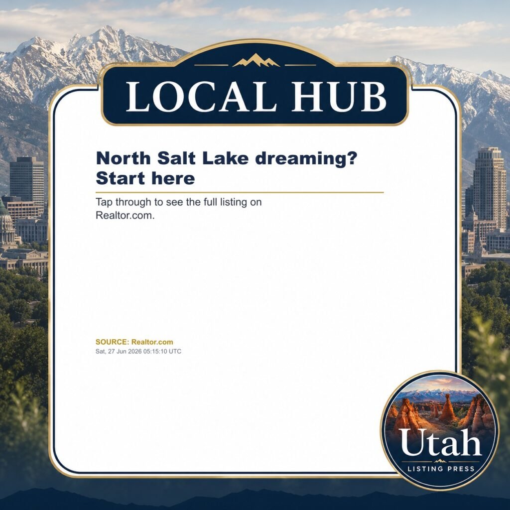 North Salt Lake dreaming? Start here