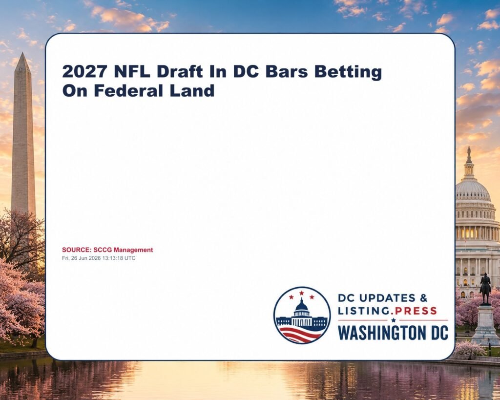 2027 NFL Draft In DC Bars Betting On Federal Land