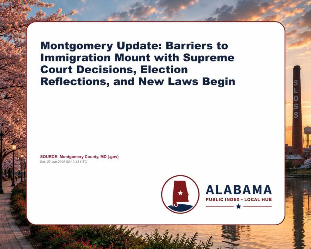 Montgomery Update: Barriers to Immigration Mount with Supreme Court Decisions, Election Reflections, and New Laws Begin