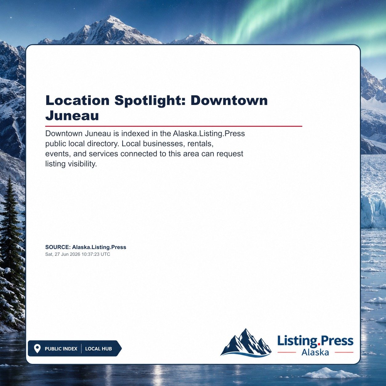 Location Spotlight: Downtown Juneau