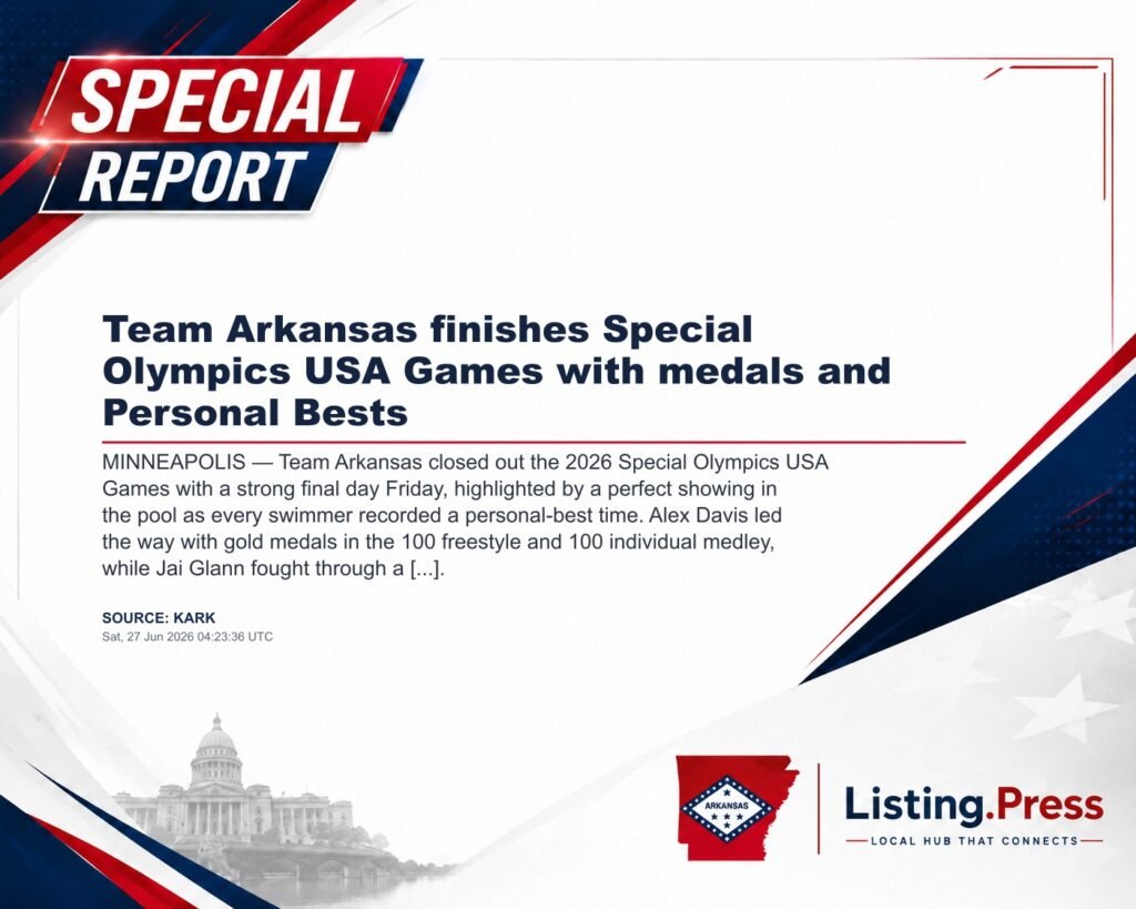 Team Arkansas finishes Special Olympics USA Games with medals and Personal Bests