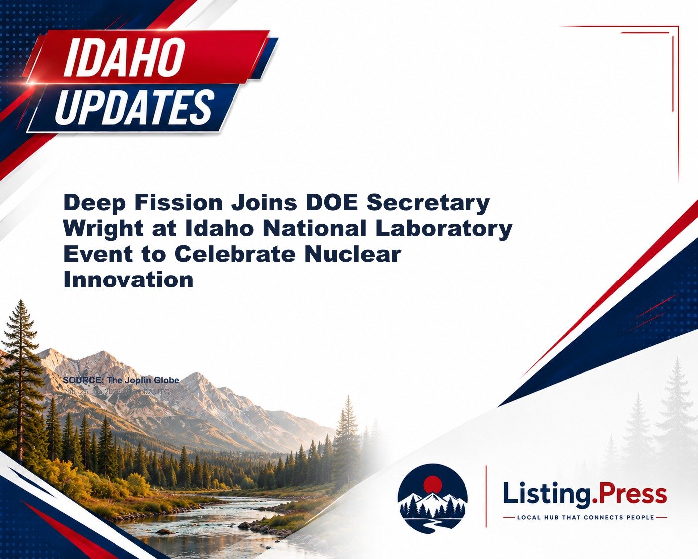Deep Fission Joins DOE Secretary Wright at Idaho National Laboratory Event to Celebrate Nuclear Innovation