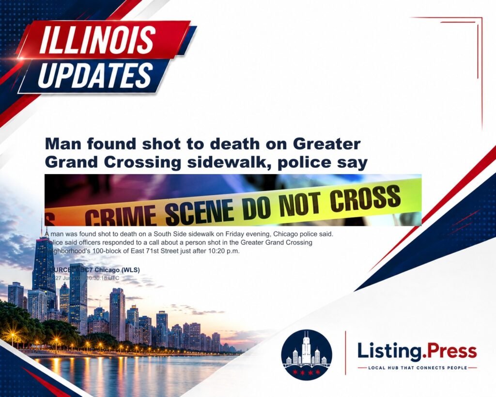 Man found shot to death on Greater Grand Crossing sidewalk, police say