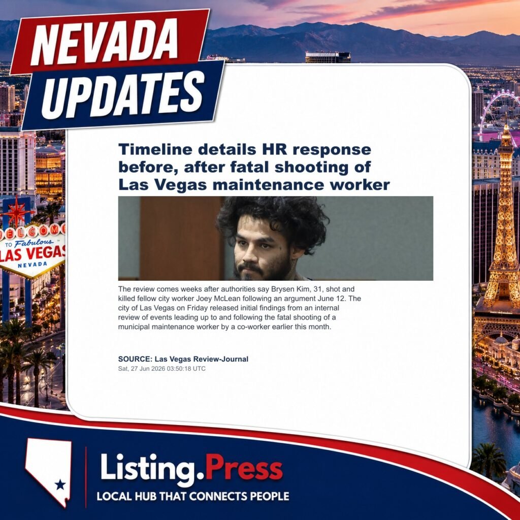 Timeline details HR response before, after fatal shooting of Las Vegas maintenance worker