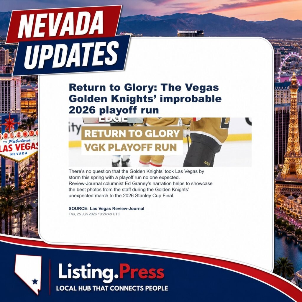 Return to Glory: The Vegas Golden Knights’ improbable 2026 playoff run