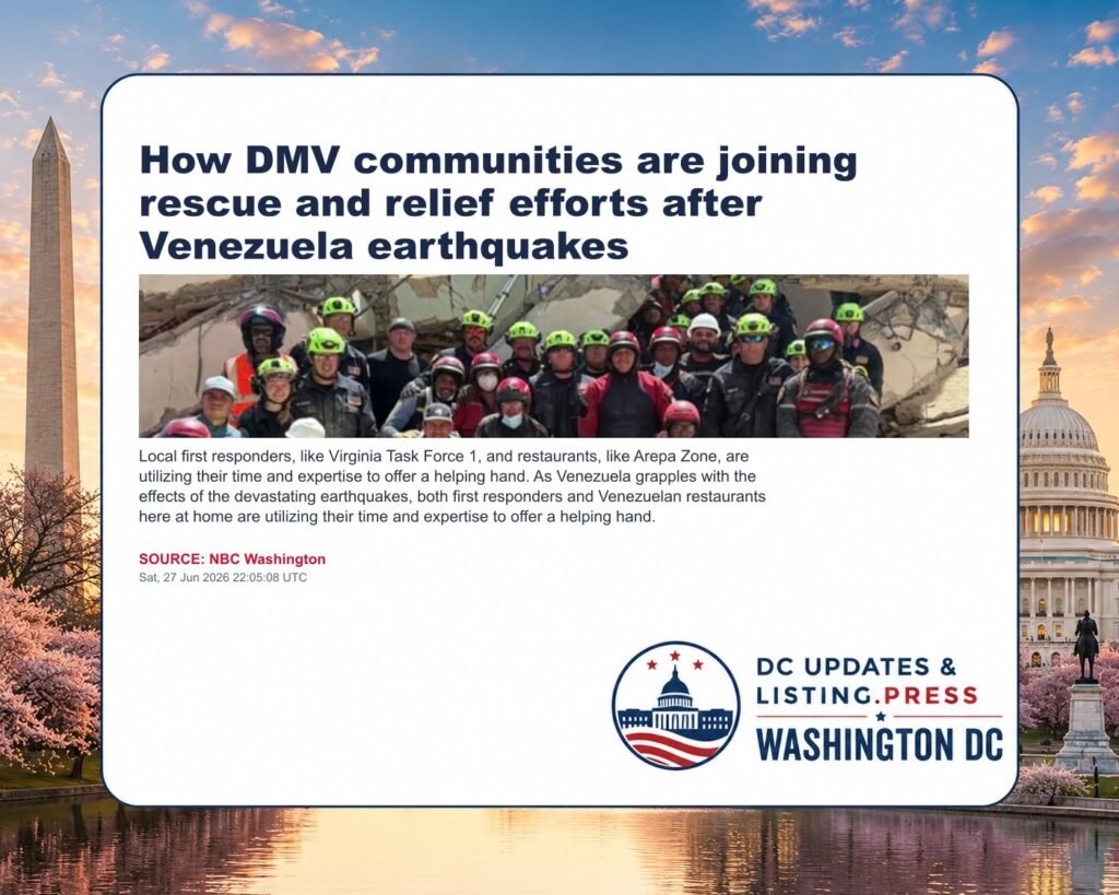 How DMV communities are joining rescue and relief efforts after Venezuela earthquakes