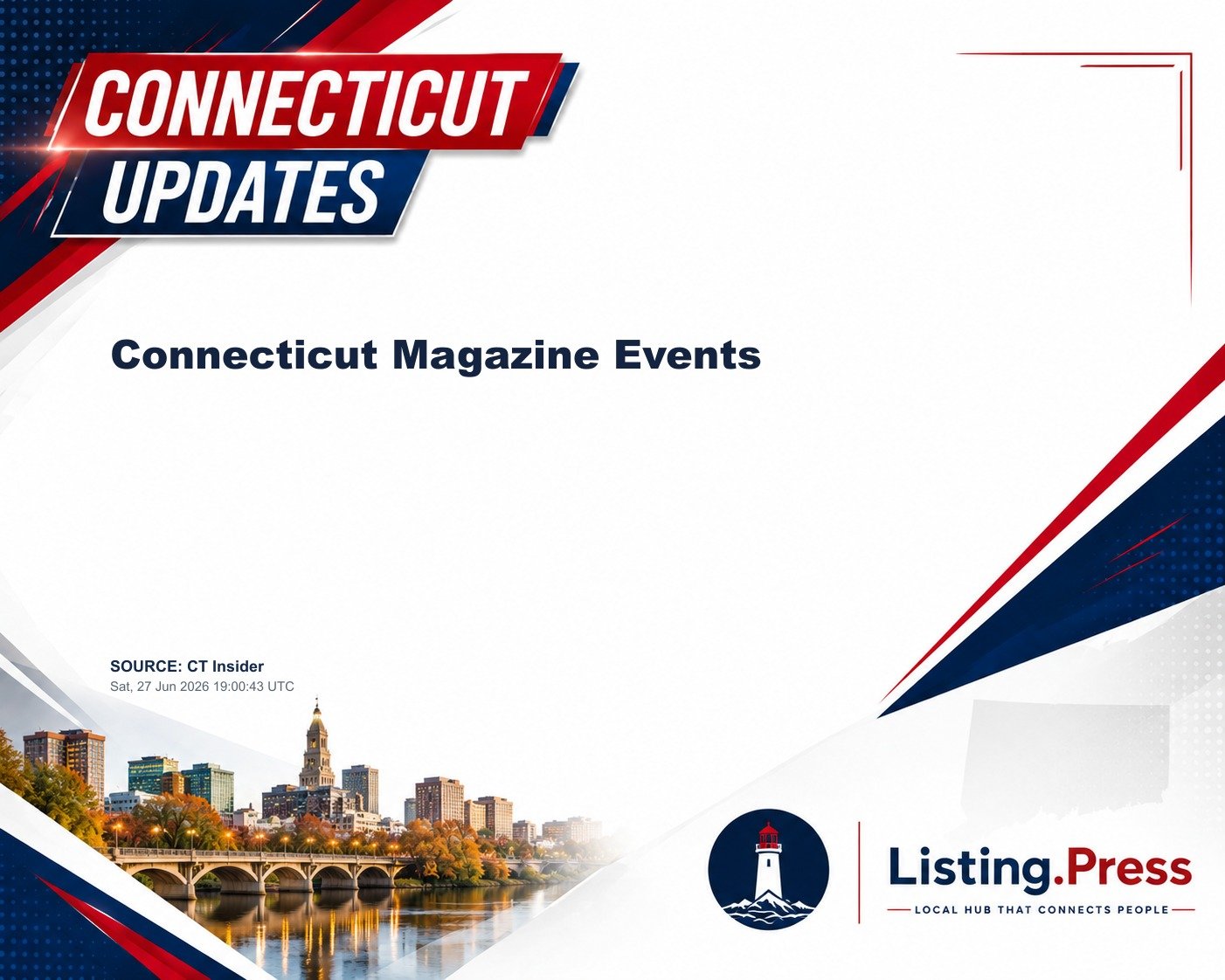 Connecticut Magazine Events