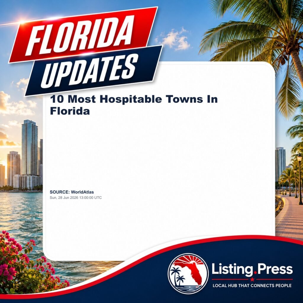 10 Most Hospitable Towns In Florida