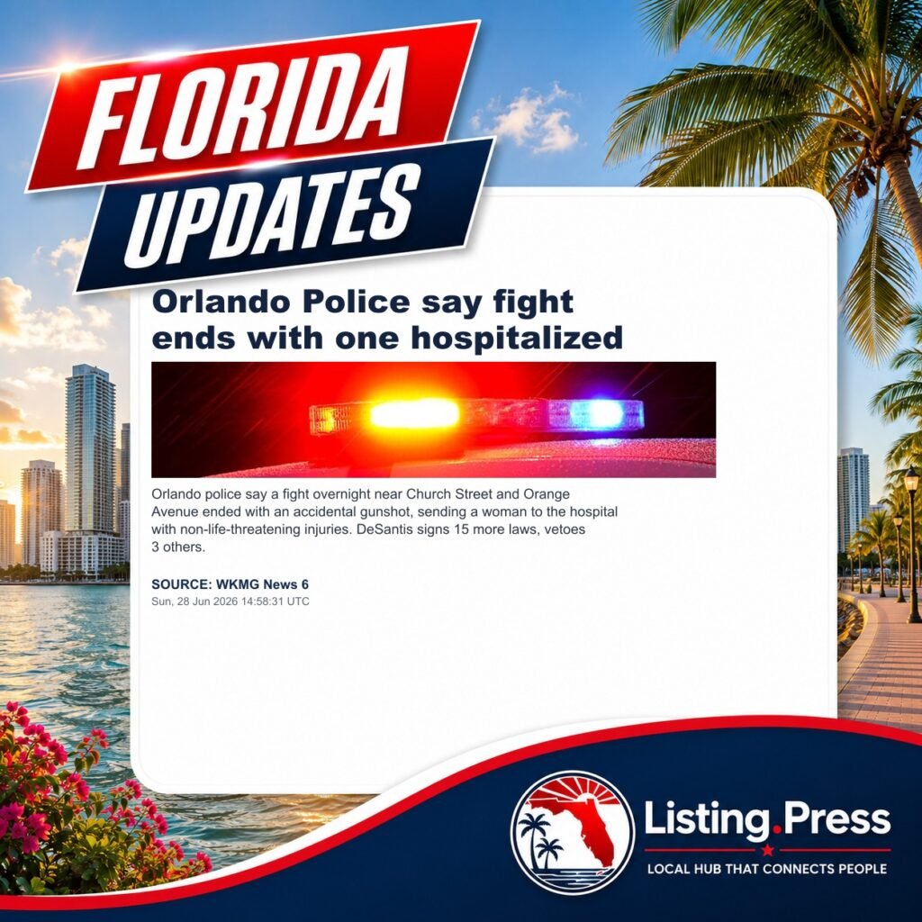 Orlando Police say fight ends with one hospitalized