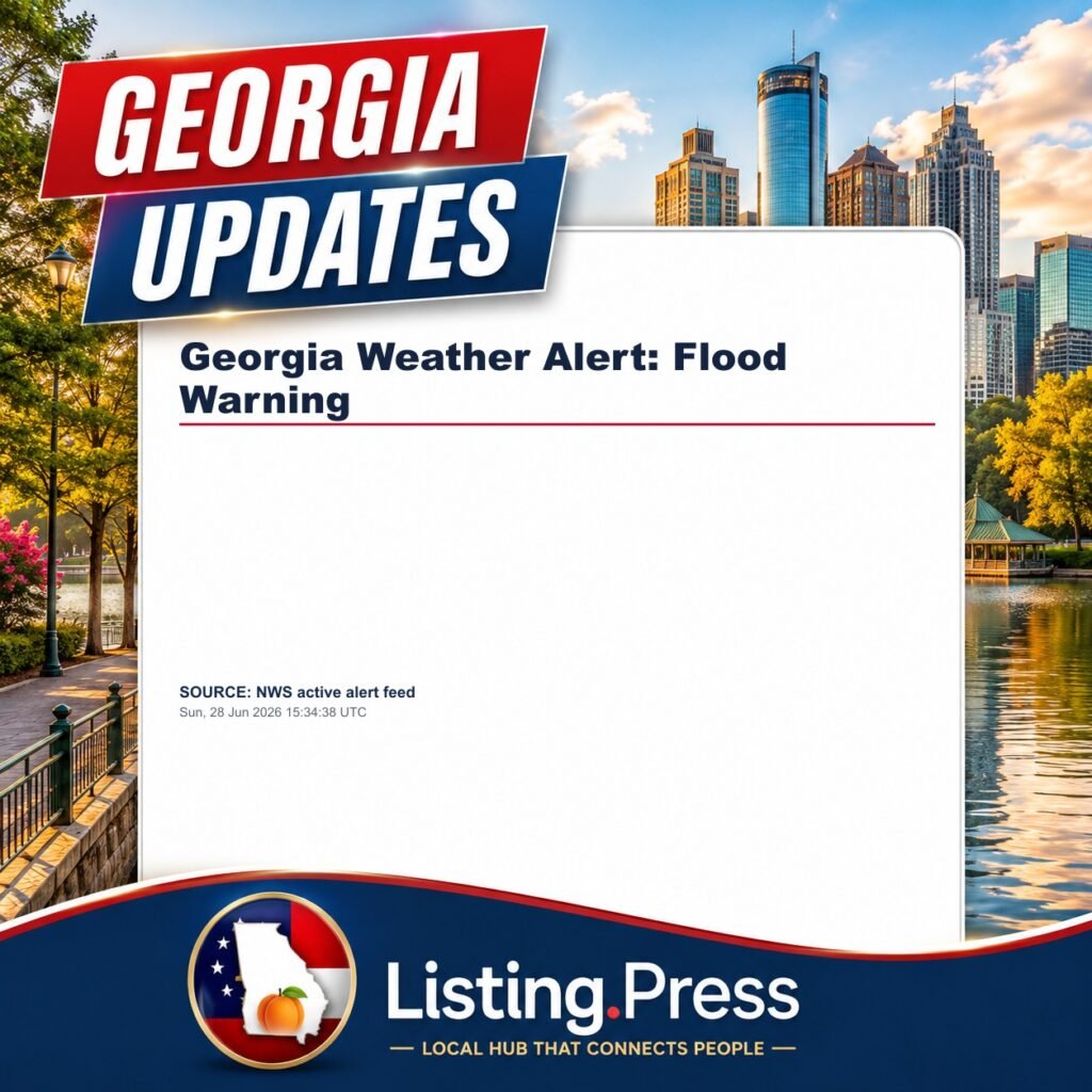 Georgia Weather Alert: Flood Warning