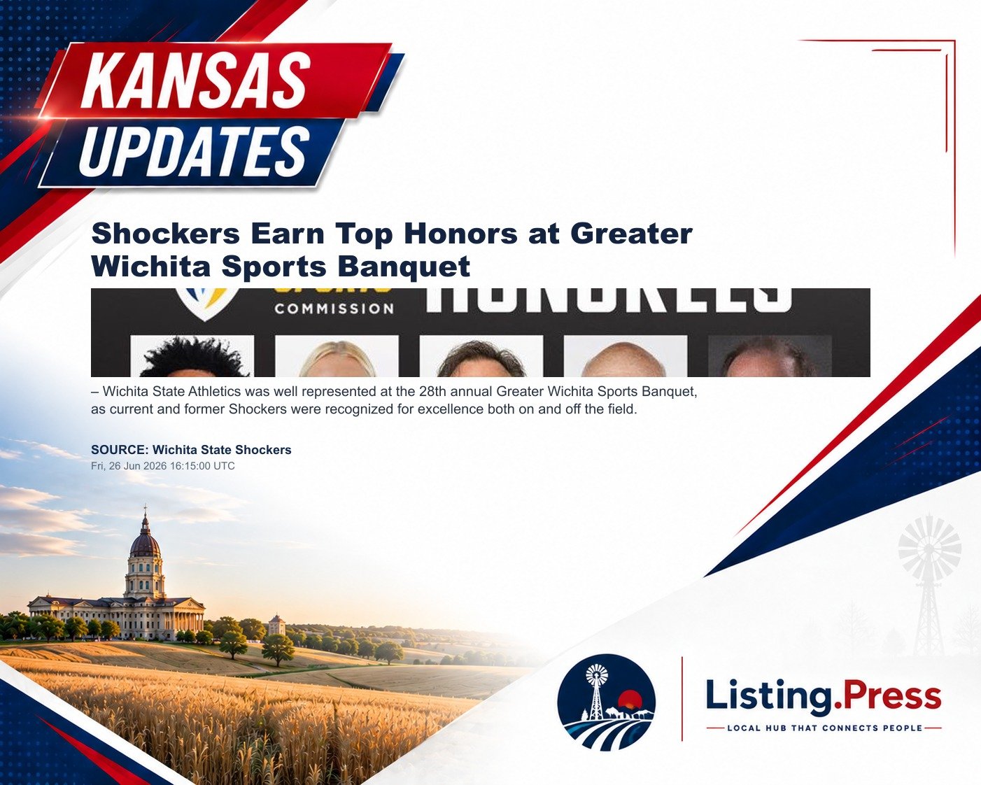 Shockers Earn Top Honors at Greater Wichita Sports Banquet