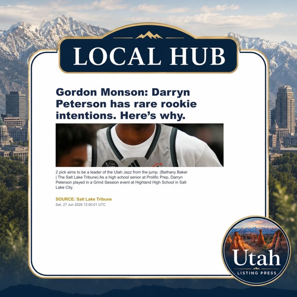 Gordon Monson: Darryn Peterson has rare rookie intentions. Here’s why.