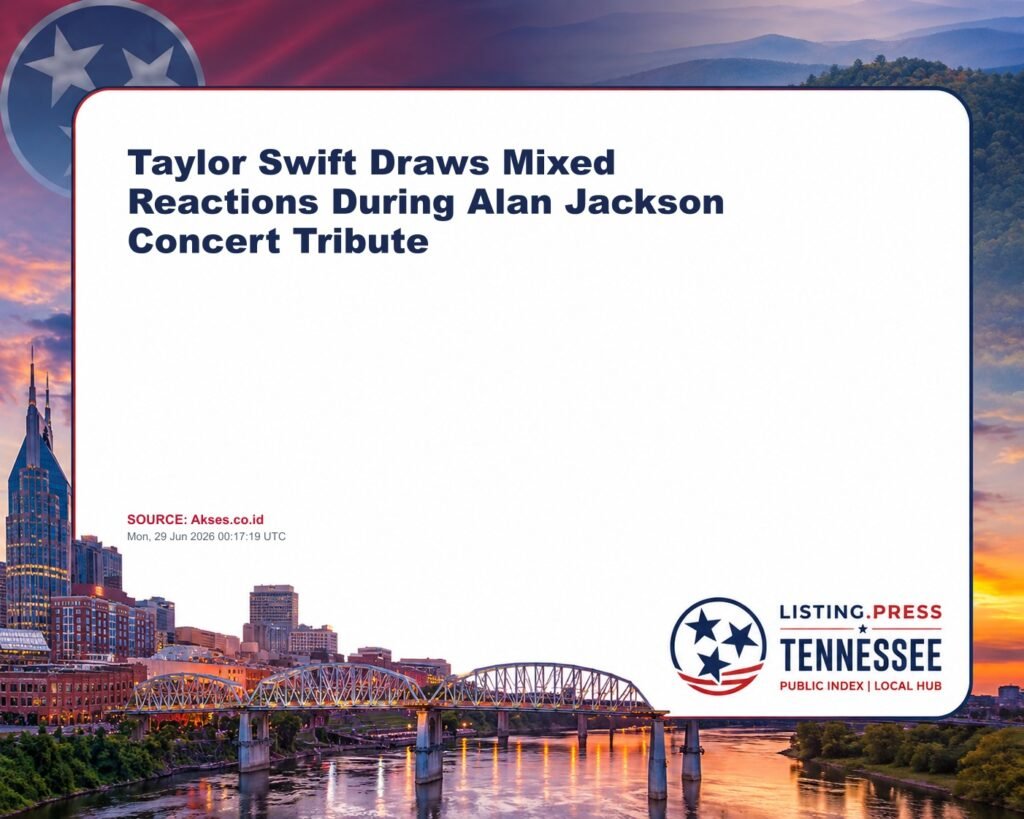 Taylor Swift Draws Mixed Reactions During Alan Jackson Concert Tribute
