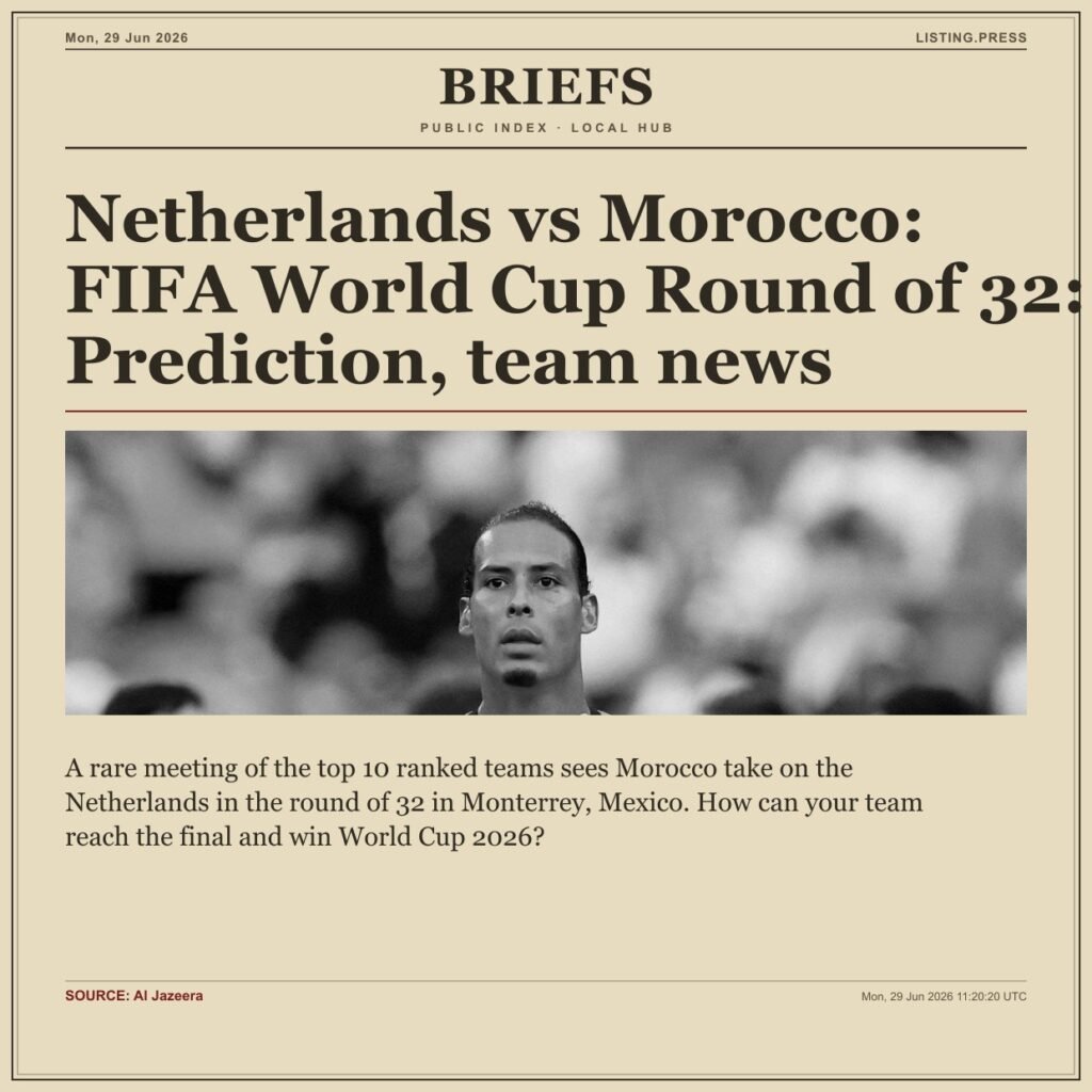 Netherlands vs Morocco: FIFA World Cup Round of 32: Prediction, team news