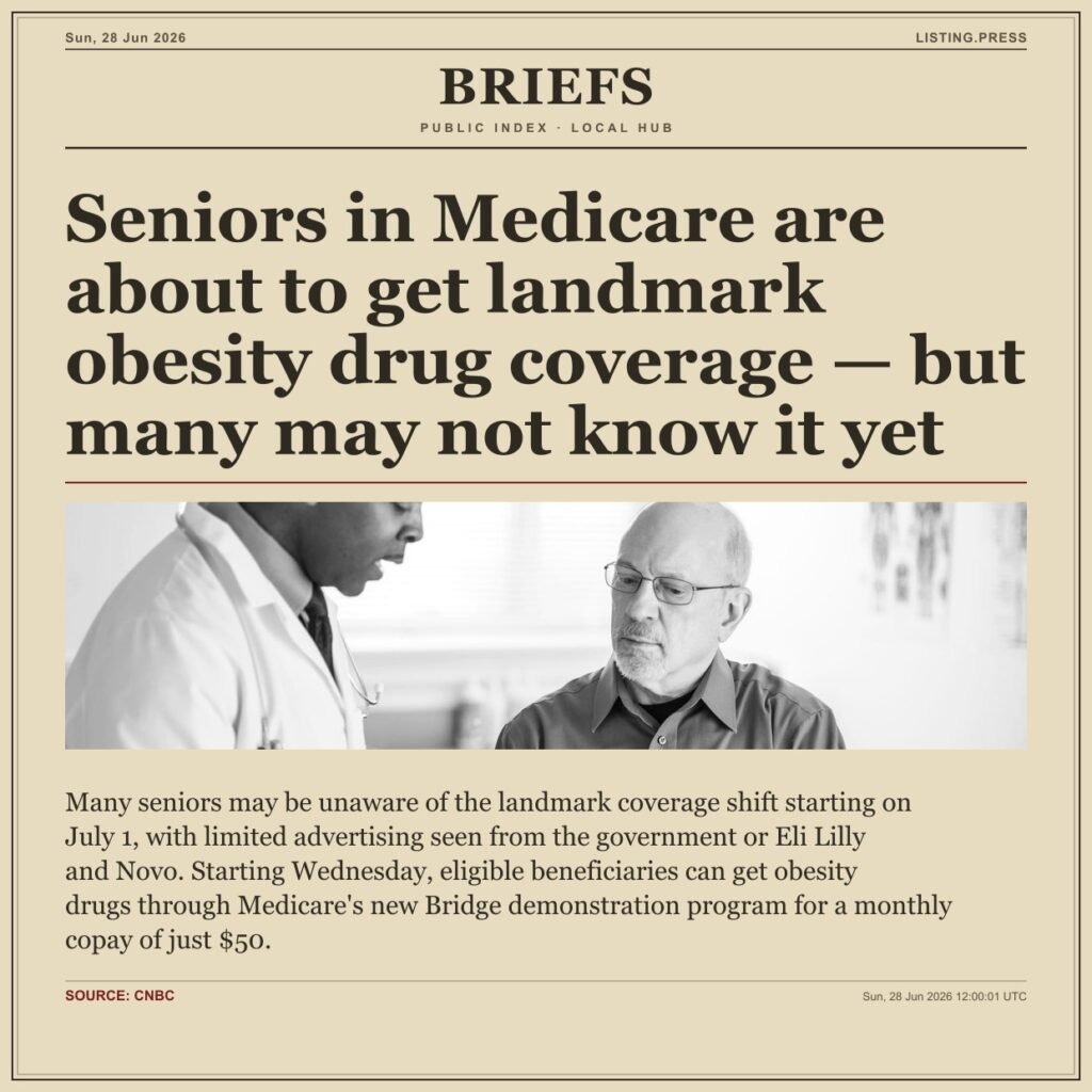 Seniors in Medicare are about to get landmark obesity drug coverage — but many may not know it yet
