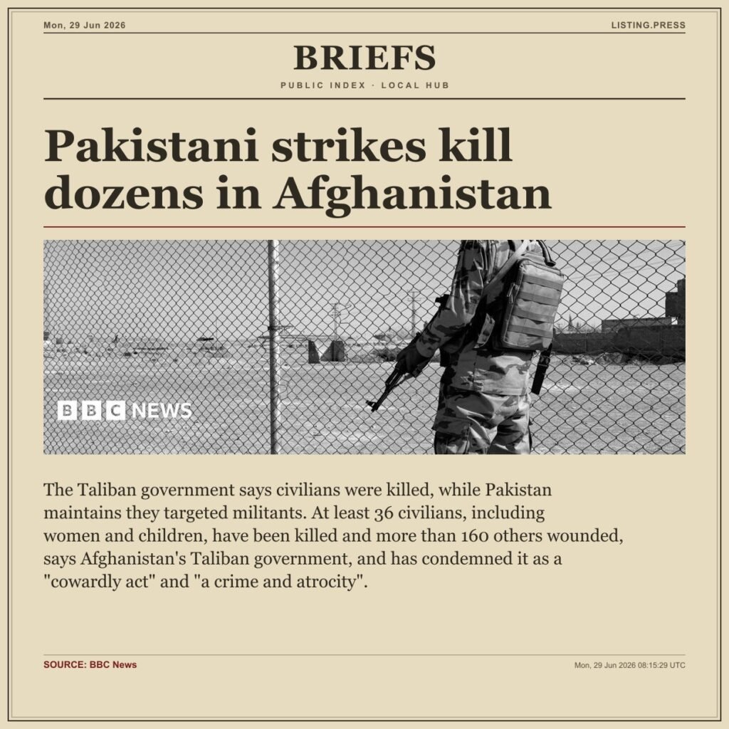 Pakistani strikes kill dozens in Afghanistan