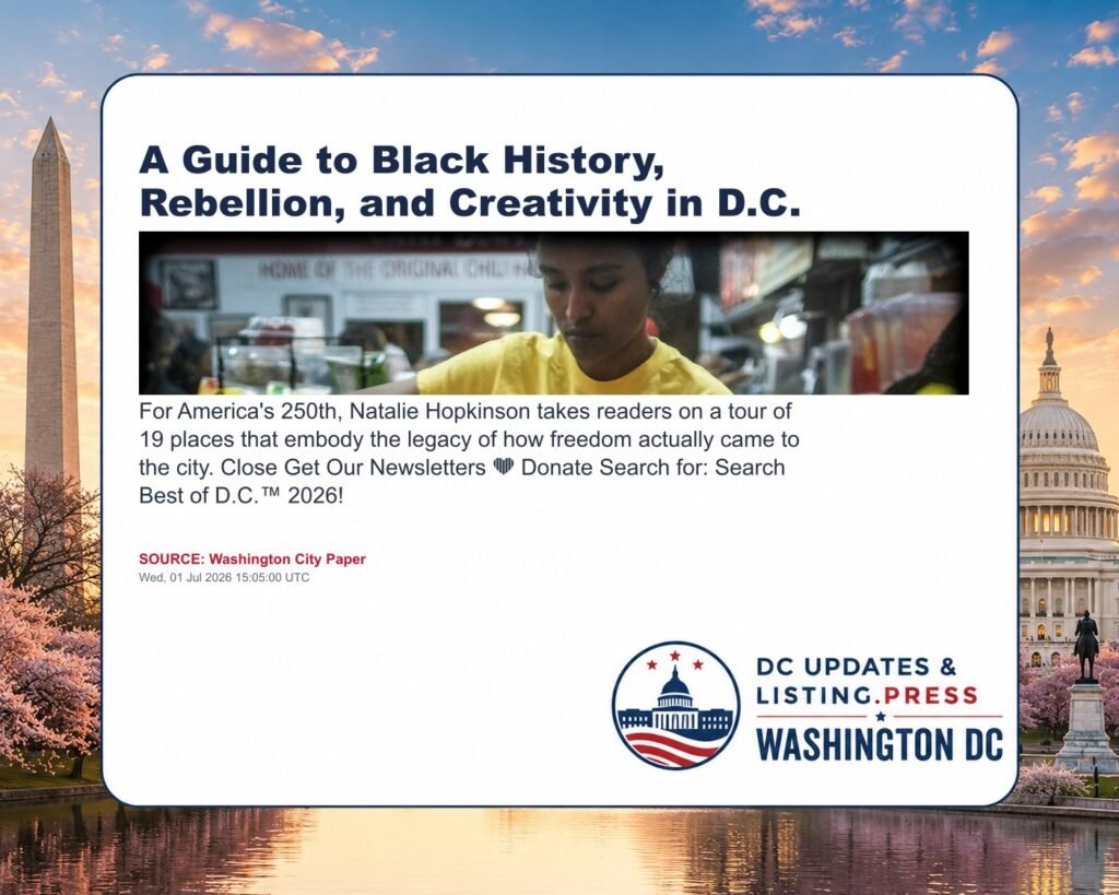 A Guide to Black History, Rebellion, and Creativity in D.C.