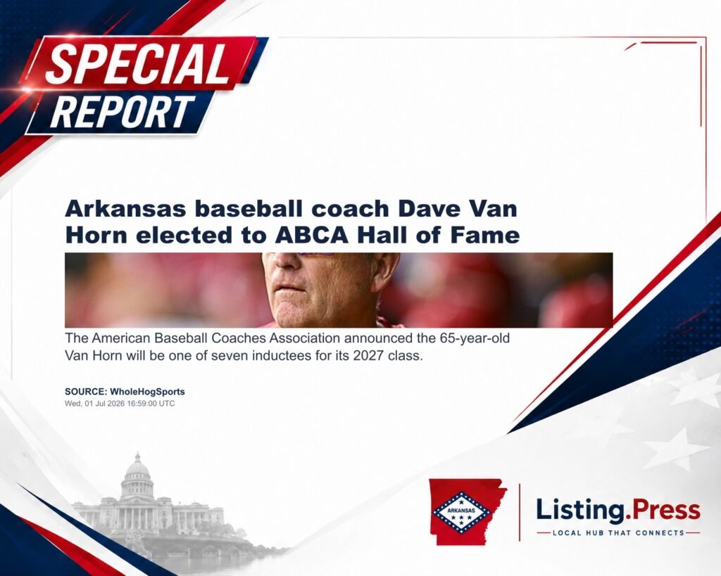 Arkansas baseball coach Dave Van Horn elected to ABCA Hall of Fame