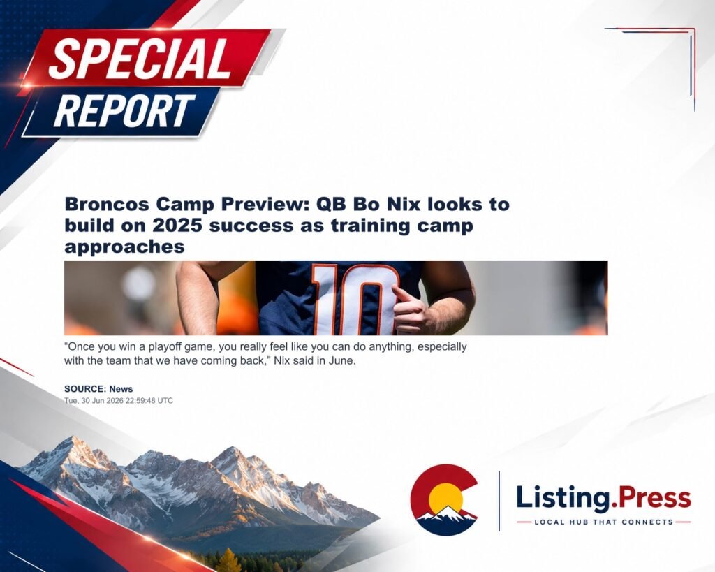 Broncos Camp Preview: QB Bo Nix looks to build on 2025 success as training camp approaches