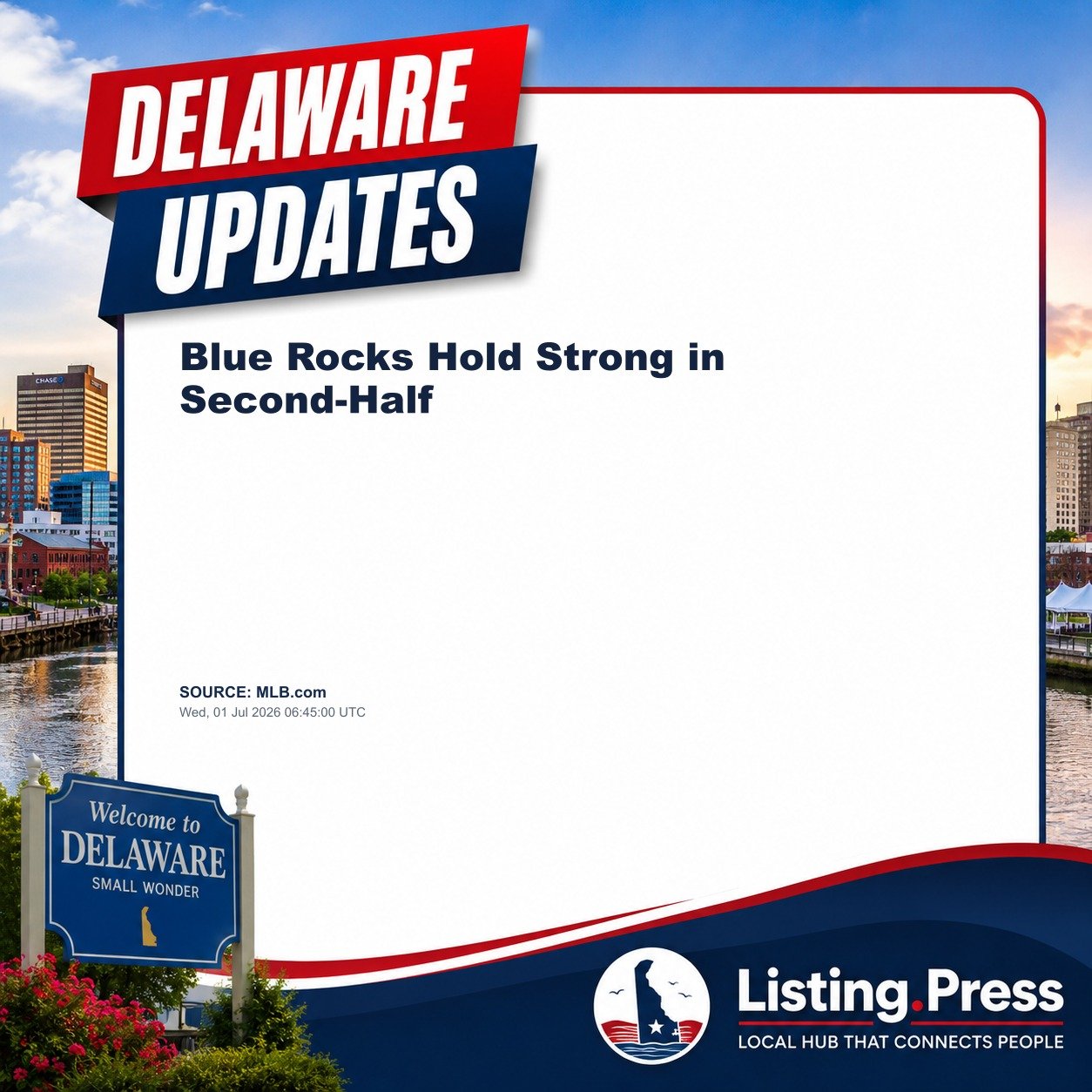 Blue Rocks Hold Strong in Second-Half