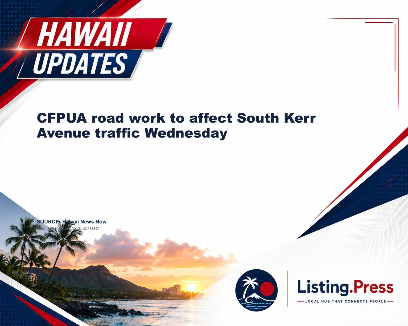 CFPUA road work to affect South Kerr Avenue traffic Wednesday