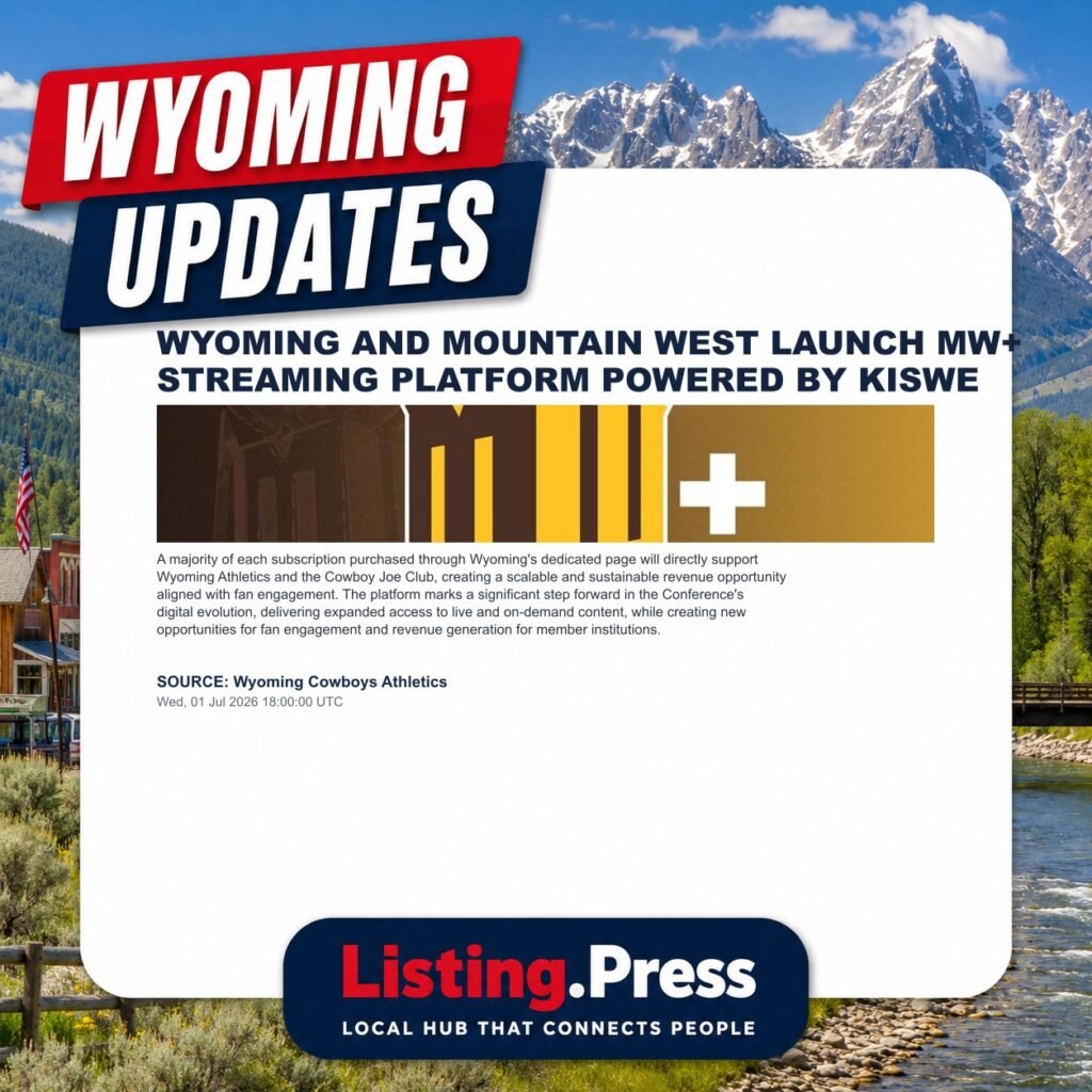 WYOMING AND MOUNTAIN WEST LAUNCH MW+ STREAMING PLATFORM POWERED BY KISWE
