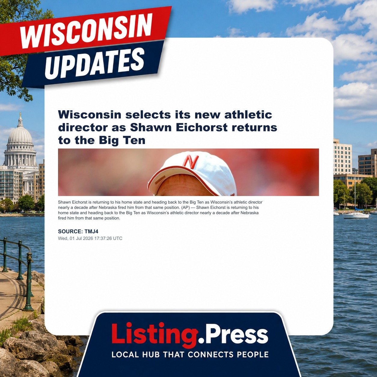 Wisconsin selects its new athletic director as Shawn Eichorst returns to the Big Ten