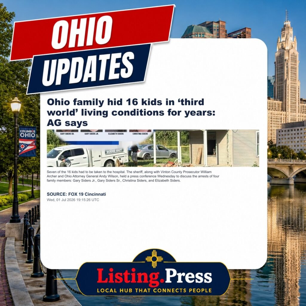 Ohio family hid 16 kids in ‘third world’ living conditions for years: AG says