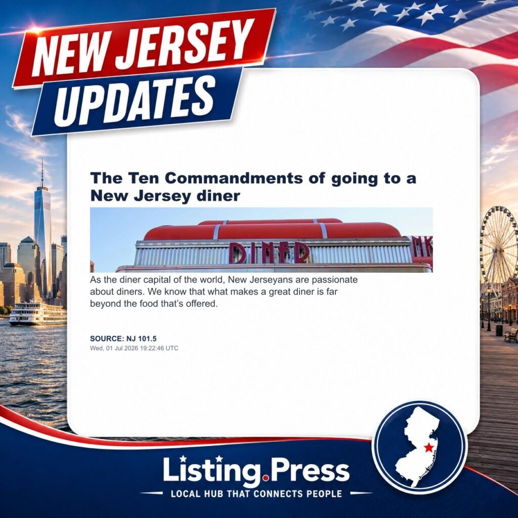 The Ten Commandments of going to a New Jersey diner
