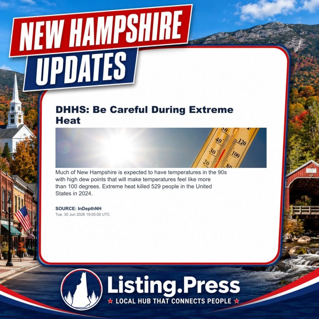 DHHS: Be Careful During Extreme Heat