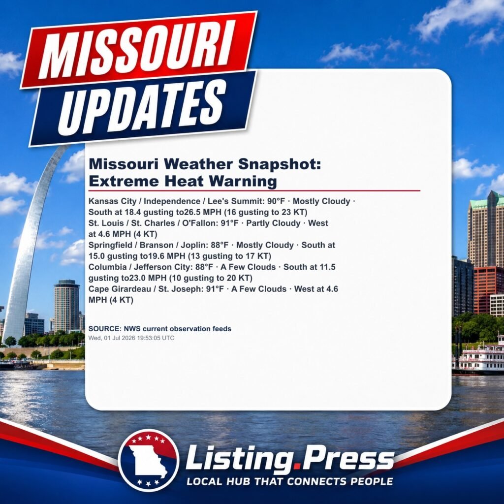 Missouri Weather Snapshot: Extreme Heat Warning