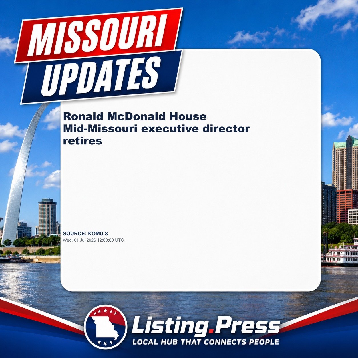 Ronald McDonald House Mid-Missouri executive director retires