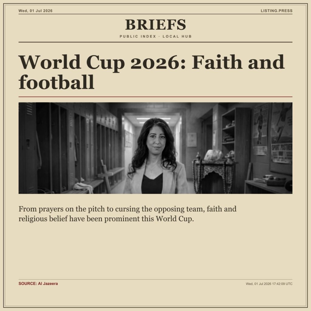 World Cup 2026: Faith and football