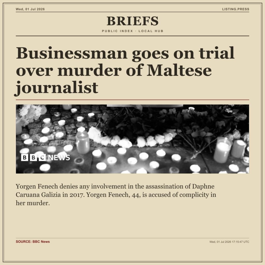 Businessman goes on trial over murder of Maltese journalist