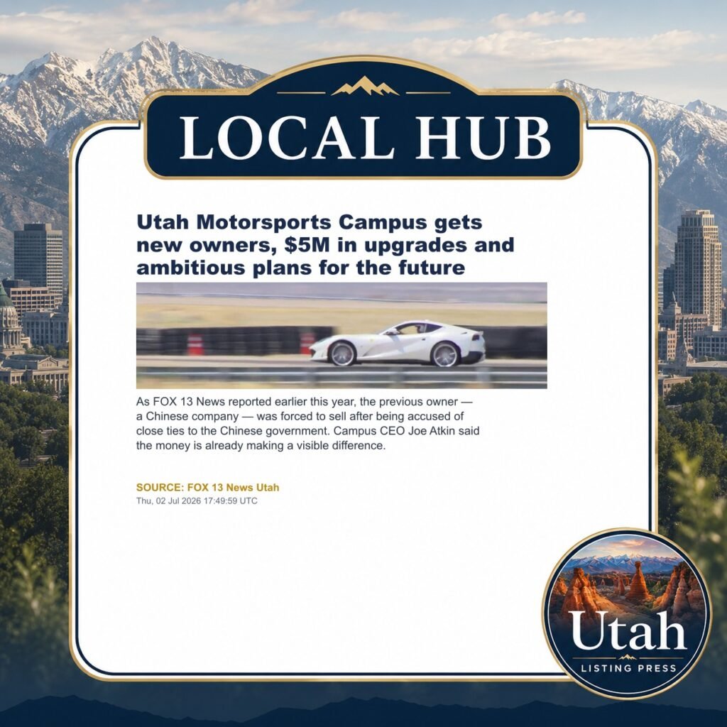 Utah Motorsports Campus gets new owners, $5M in upgrades and ambitious plans for the future