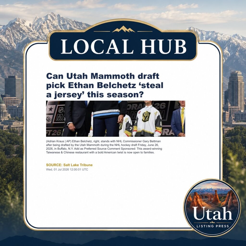 Can Utah Mammoth draft pick Ethan Belchetz ‘steal a jersey’ this season?