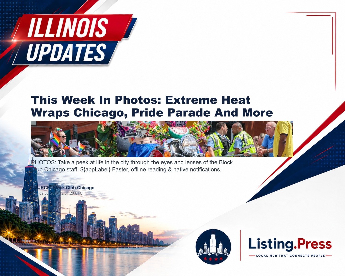 This Week In Photos: Extreme Heat Wraps Chicago, Pride Parade And More
