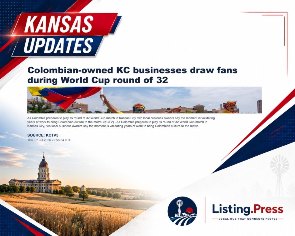 Colombian-owned KC businesses draw fans during World Cup round of 32