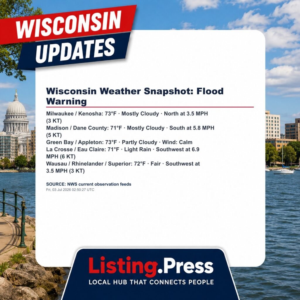 Wisconsin Weather Snapshot: Flood Warning