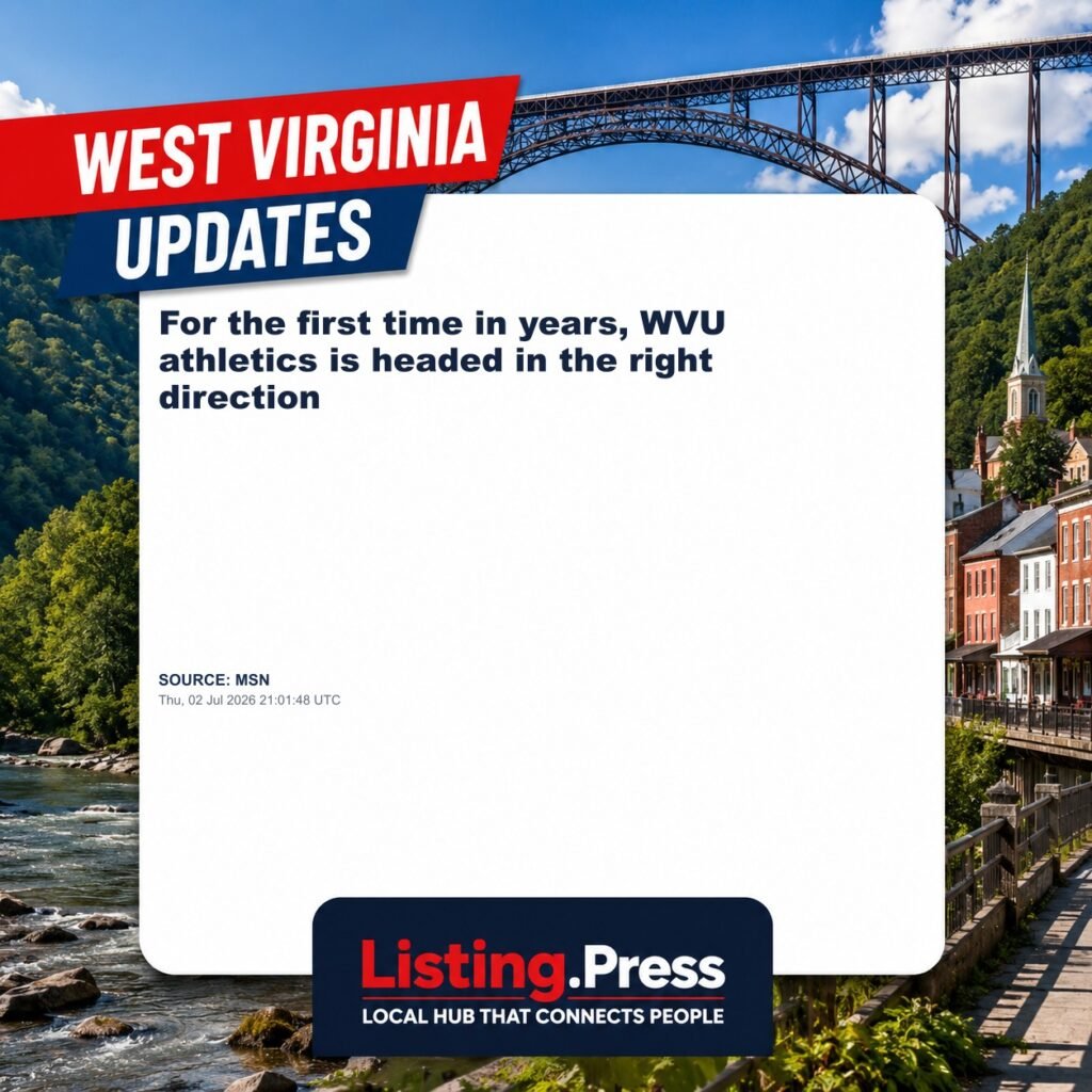 For the first time in years, WVU athletics is headed in the right direction