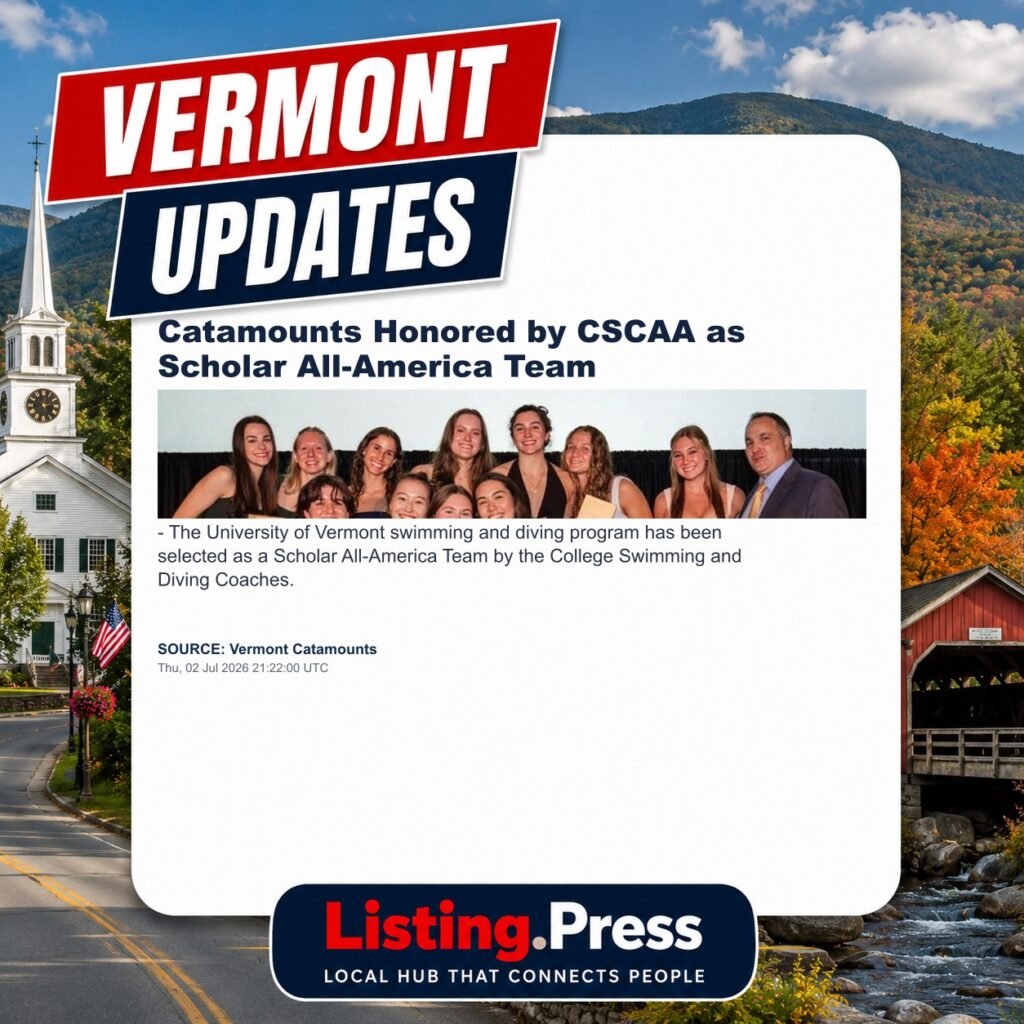 Catamounts Honored by CSCAA as Scholar All-America Team